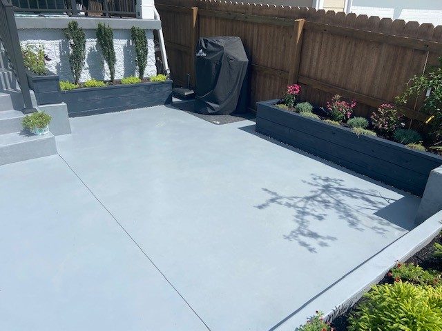 Overlay patio