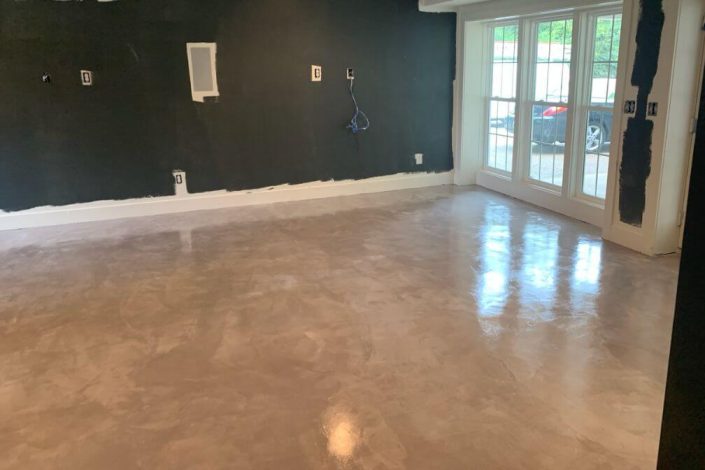 marble coat flooring resurfacing project